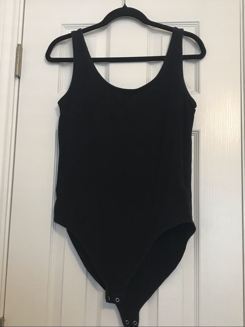 GAP Black Scoop Neck Tank Bodysuit